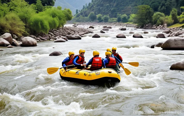 부탄에서의 여행 보험 필요성 - A solo female traveler in her late 20s, dressed in modern, practical trekking attire including hikin...