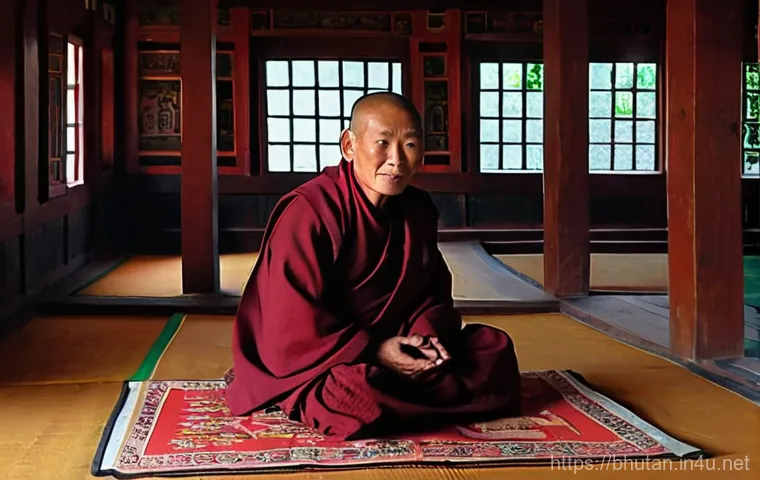 부탄의 역사적 사건 - **Prompt 2: Bhutan's Peaceful Democratic Transition**
    A vibrant historical scene depicting a piv...