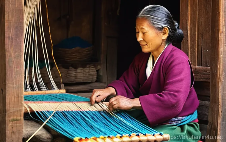 부탄과 관련된 미술 작품 - **Prompt 1: Serene Bhutanese Monk Painting a Thangka**
    A Bhutanese monk, dressed in a traditiona...